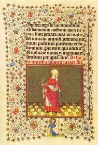 St. Martha from The Hours of Catherine of Cleves