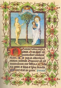 Eve and Mary: The Two Faces of Woman from The Hours of Catherine of Cleves