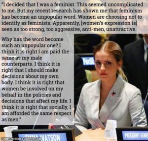 Emma Watson defines feminism